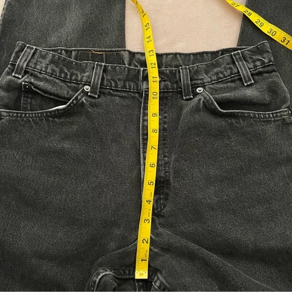 Y2K -1996-Vintage Levi’s 550 relaxed fit tapered leg orange tag Jean W33/L33/1/2 - Picture 12 of 13